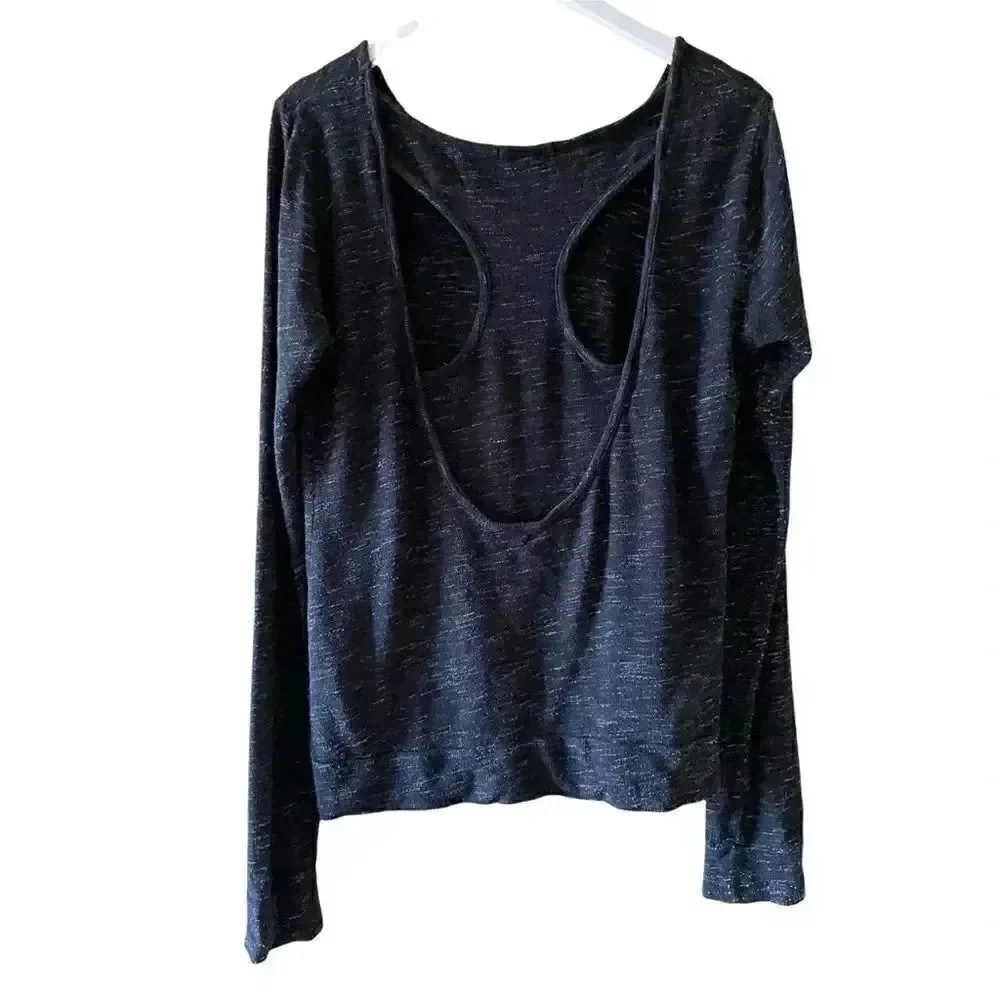Threads 4 Thought Organic Cotton Long Sleeves Women’s Cut Out Top Sz Small #1420